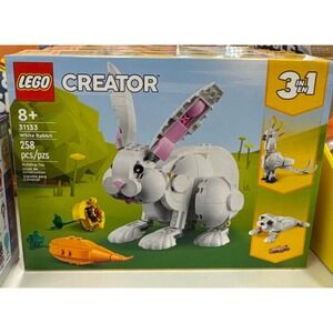 LEGO Creator 31133 White Rabbit Building Toy 3 in 1 258 Pieces Ages 8+